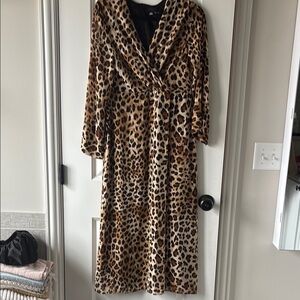 Leopard Print Women's Robe